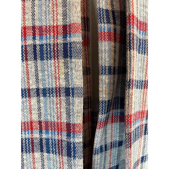 Vintage 1960s Plaid Polyester 3 Piece Suit Summer Winter Small - Picture 8 of 15